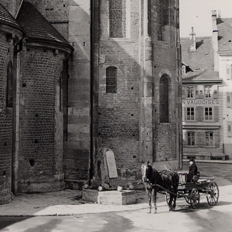 Pépiements de pierres autour de l’Abbatiale de Payerne